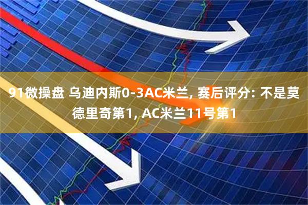 91微操盘 乌迪内斯0-3AC米兰, 赛后评分: 不是莫德里奇第1, AC米兰11号第1