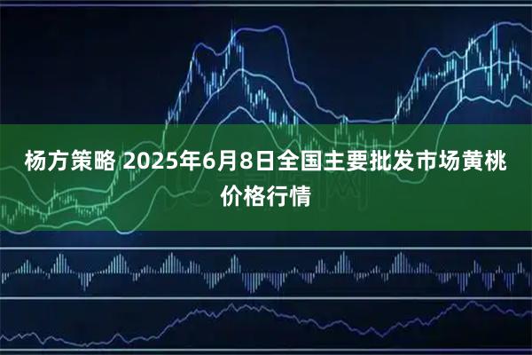 杨方策略 2025年6月8日全国主要批发市场黄桃价格行情